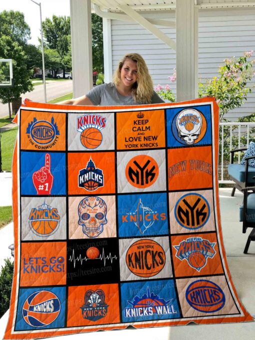 Buy New York Knicks All Season Plus Size Quilt Blanket & Quilt Bedding Set