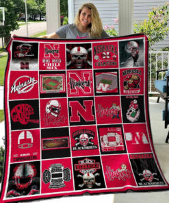 Buy Nebraska Cornhuskers Ver2 Quilt Blanket & Quilt Bedding Set