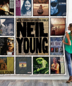 Buy Neil Young Compilations Albums Quilt Blanket & Quilt Bedding Set For Fans