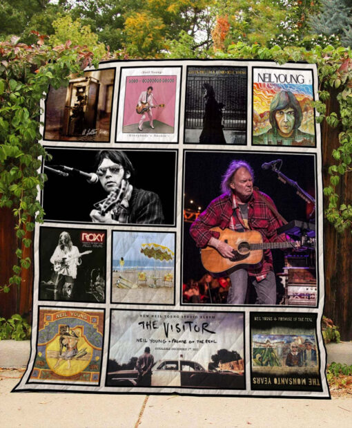 Buy Neil Young  Quilt Blanket & Quilt Bedding Set