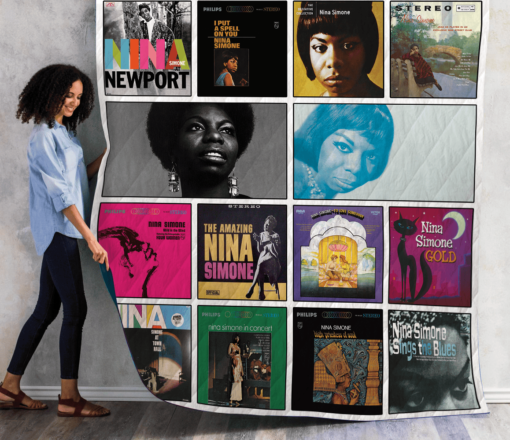 Buy Nina Simone Albums Quilt Blanket & Quilt Bedding Set 01 - Meteew