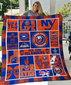 Buy New York Islanders Quilt Blanket & Quilt Bedding Set 02