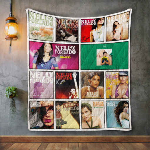 Buy Nelly Furtado Album Covers Quilt Blanket & Quilt Bedding Set