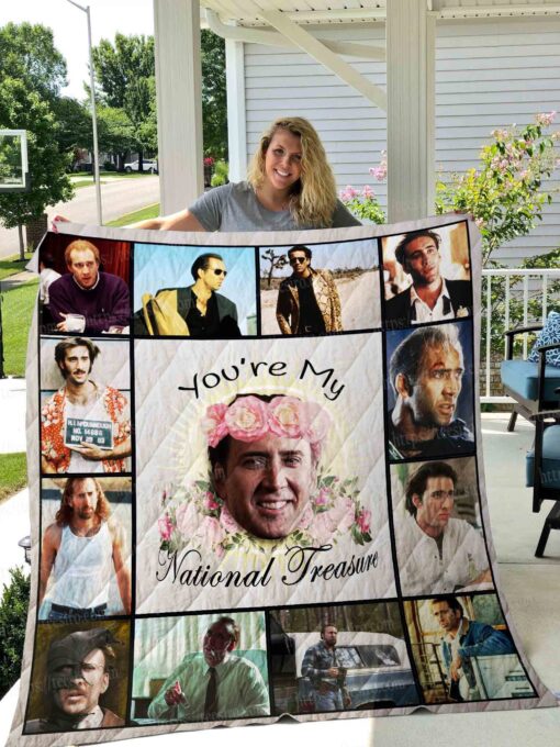 Buy Nicholas Cage Personal Pics Quilt Blanket & Quilt Bedding Set 01