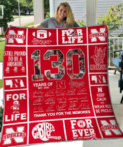 Buy Nebraska Cornhuskers Quilt Blanket & Quilt Bedding Set