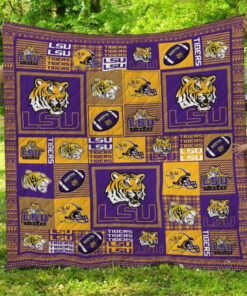 Buy Ncaa Lsu Tigers Quilt Blanket & Quilt Bedding Set #940