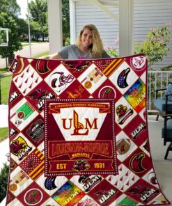 Buy Ncaa Louisiana-Monroe Warhawks Quilt Blanket & Quilt Bedding Set #1483