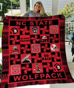 Buy Ncaa N.C. State Wolfpack Quilt Blanket & Quilt Bedding Set #157