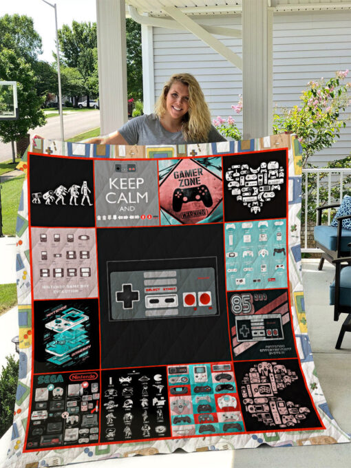 Buy Nintendo Gamer Zone Quilt Blanket & Quilt Bedding Set Great Customized Blanket Gifts For Birthday Christmas Thanksgiving