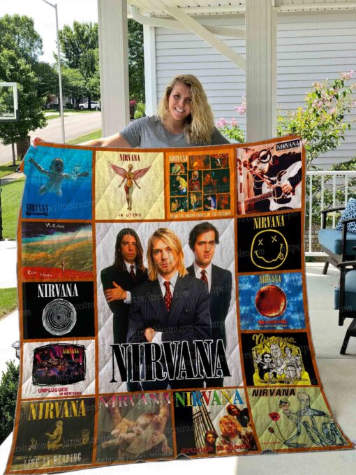 Buy Nirvana Quilt Blanket & Quilt Bedding Set 01