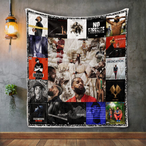 Buy Nipsey Hussle Quilt Blanket & Quilt Bedding Set