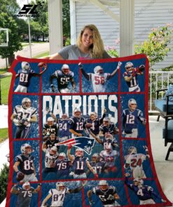 Buy New England Patriots Quilt Blanket & Quilt Bedding Set - Meteew