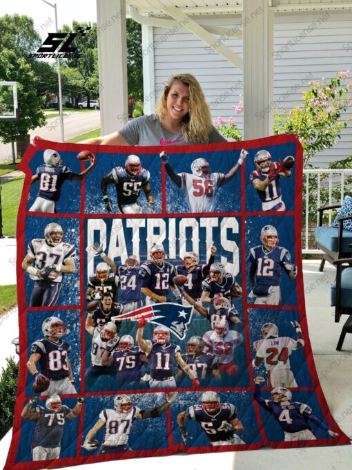 Buy New England Patriots Quilt Blanket & Quilt Bedding Set - Meteew