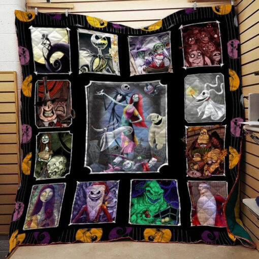 Buy Nightmare Before Christmas Halloween Quilt Blanket & Quilt Bedding Set