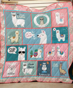 Buy No Drama Llama Quilt Blanket & Quilt Bedding Set Great Customized Blanket Gifts For Birthday Christmas Thanksgiving