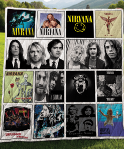 Buy Nirvana Band Quilt Blanket & Quilt Bedding Set For Fans