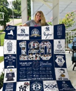 Buy New York Yankees 120 Quilt Blanket & Quilt Bedding Set 02