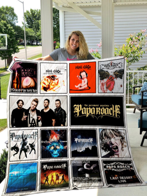 Buy Papa Roach Quilt Blanket & Quilt Bedding Set