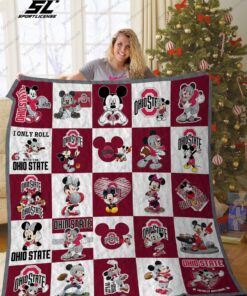 Buy Ohio State Buckeyes Disney Quilt Blanket & Quilt Bedding Set