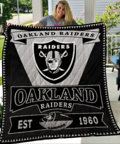 Buy Okland Raiders Quilt Blanket & Quilt Bedding Set