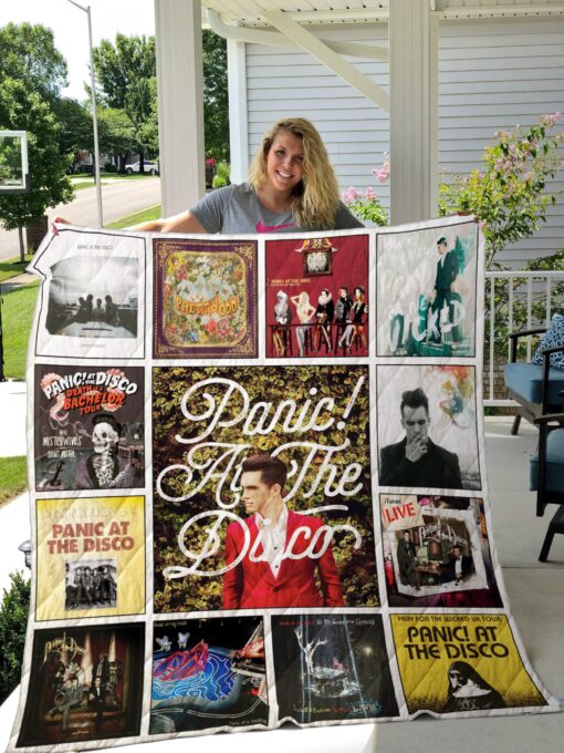 Buy Panic! At The Disco Quilt Blanket & Quilt Bedding Set For Fans