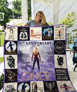 Buy Once Upon A Time (Tv Series) 8Th Anniversary Quilt Blanket & Quilt Bedding Set For Fans Ver 17