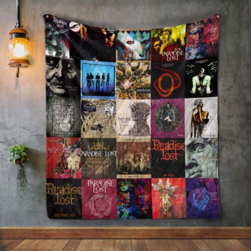 Buy Paradise Lost Album Covers Quilt Blanket & Quilt Bedding Set