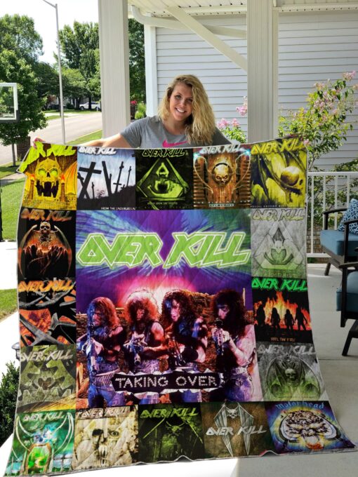 Buy Overkill Band Albums Quilt Blanket & Quilt Bedding Set For Fans Ver 17