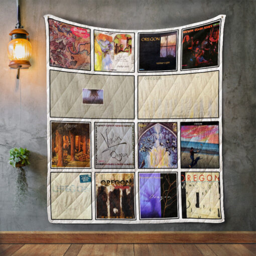 Buy Oregon Album Covers Quilt Blanket & Quilt Bedding Set