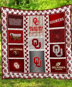 Buy Oklahoma Sooners Quilt Blanket & Quilt Bedding Set - Meteew