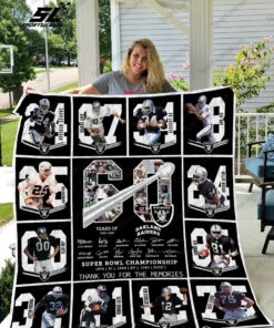 Buy Oakland Raiders Super Bowl Championship Quilt Blanket & Quilt Bedding Set