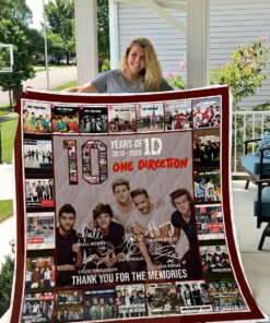 Buy One Direction 10 Years Quilt Blanket & Quilt Bedding Set