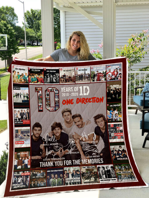 Buy One Direction 10 Years Quilt Blanket & Quilt Bedding Set