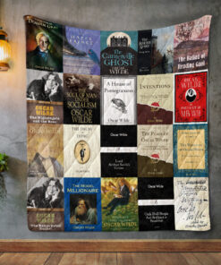 Buy Oscar Wilde Books Quilt Blanket & Quilt Bedding Set