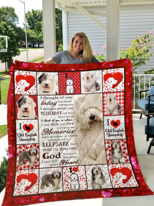 Buy Old English Sheep God Has You In His Arms I Have You In My Heart Quilt Blanket & Quilt Bedding Set Great Customized Blanket Gifts For Birthday Christmas Thanksgiving