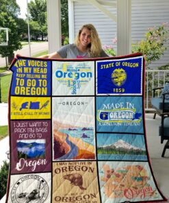 Buy Oregon Made In Oregon A Long Long Time Ago Quilt Blanket & Quilt Bedding Set Great Customized Blanket Gifts For Birthday Christmas Thanksgiving