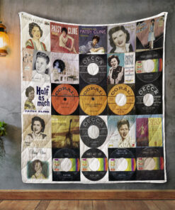 Buy Patsy Cline Album Covers Quilt Blanket & Quilt Bedding Set