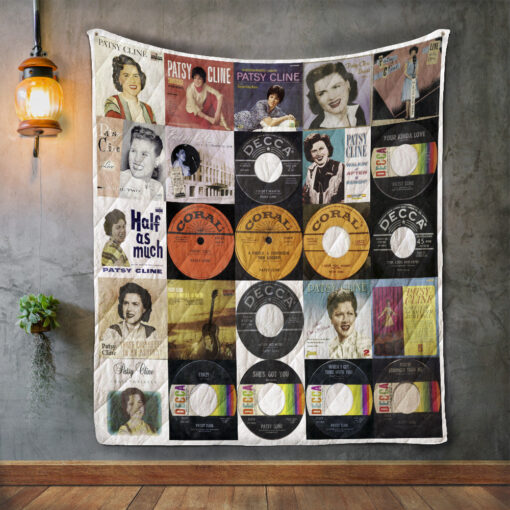 Buy Patsy Cline Album Covers Quilt Blanket & Quilt Bedding Set