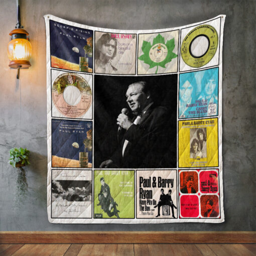 Buy Paul Ryan Album Covers Quilt Blanket & Quilt Bedding Set