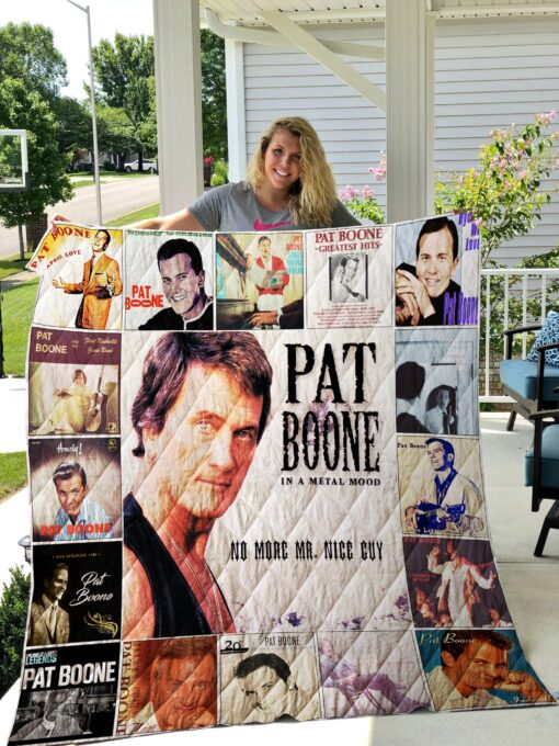 Buy Pat Boone Quilt Blanket & Quilt Bedding Set 0892