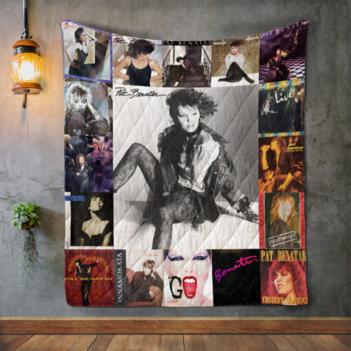 Buy Pat Benatar Album Covers Quilt Blanket & Quilt Bedding Set