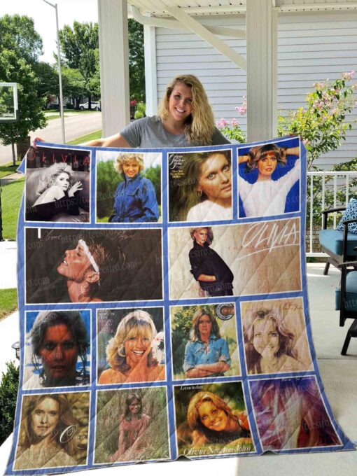 Buy Olivia Newton John Quilt Blanket & Quilt Bedding Set 01