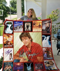 Buy Patrick Swayze Quilt Blanket & Quilt Bedding Set 01