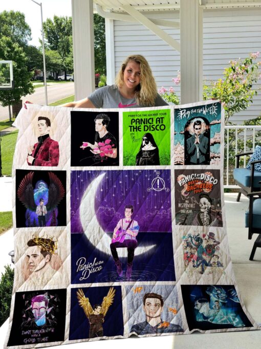 Buy Panic At The Disco Quilt Blanket & Quilt Bedding Set For Fans Updated