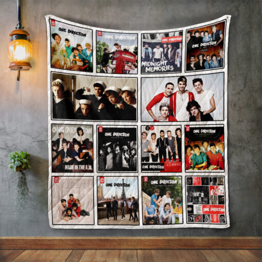 Buy One Direction Album Covers Quilt Blanket & Quilt Bedding Set