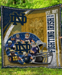 Buy Notre Dame Fighting Irish Quilt Blanket & Quilt Bedding Set MTE01