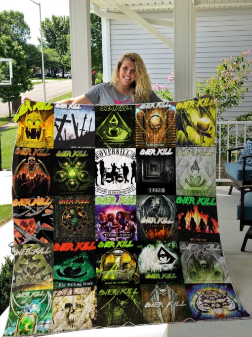 Buy Overkill Band Albums Quilt Blanket & Quilt Bedding Set For Fans Ver 25