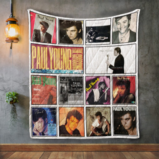 Buy Paul Young Album Covers Quilt Blanket & Quilt Bedding Set