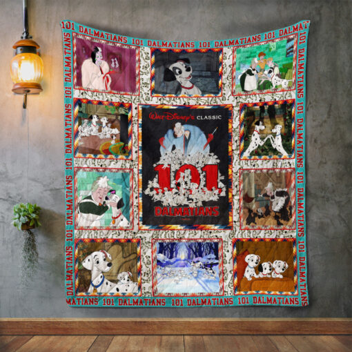 Buy One Hundred And One Dalmatians Quilt Blanket & Quilt Bedding Set Great Customized Blanket Gifts For Birthday Christmas Thanksgiving