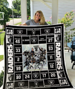 Buy Oakland Raiders All Season Plus Size Quilt Blanket & Quilt Bedding Set